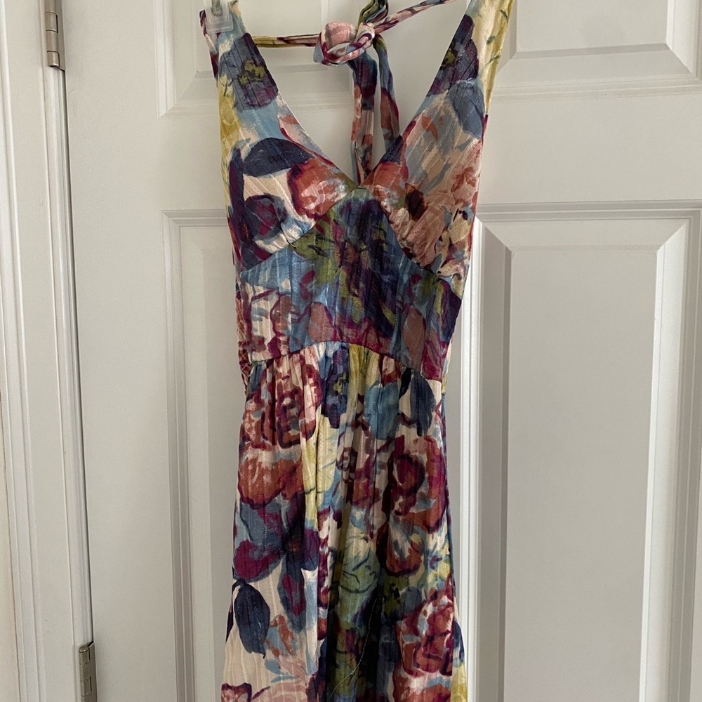 Charlotte Russe Floral Mini Dress - Multicolor